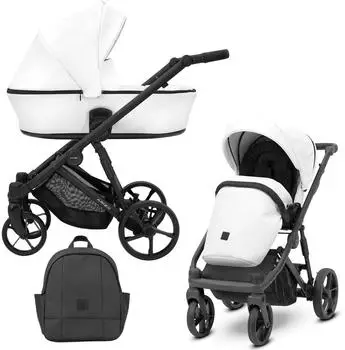Kunert Arizo 2in1 weiß Eco, schwarzer Rahmen