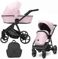 Kinderwagen Arizo15 Baby Pink Eco Rahmen schwarz