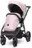 Kunert Arizo 2in1 Kinderwagen Öko-Leder baby pink, schwarzes Gestell