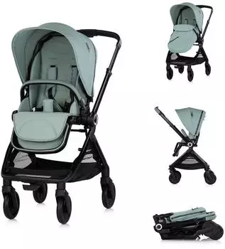 Chipolino Elite Next Gen Kombikinderwagen 2-in-1, grün (KKETNG02602MA)