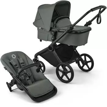 Bugaboo Cub 2-in-1 Kinderwagen black/forest green