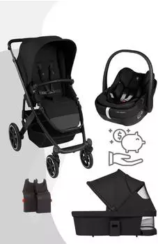 ABC Design Salsa Core Trio-Set mit Babyschale Calla, ink (12006332300)