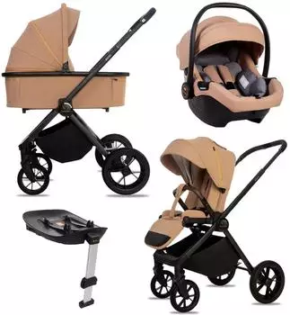 Babylux BOLDO Kombikinderwagen 4in1, i-Size, 0-22kg (BOLDO_4W1_CORAL)