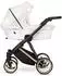 Kunert Ivento Premium 2in1 Kinderwagen Aluminiumrahmen, weiß/gepunktet