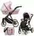 Kunert Ivento Ive 13 Eco Kinderwagen 2-in-1 pink metallic, Rahmen gold (Ive 13)