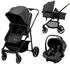 Bebeconfort Haze Trio Lux 3-in-1 Kinderwagen mit i-Size Kindersitz, Mineral Graphite (1983153210)