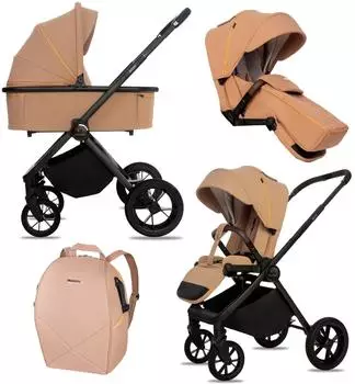 Babylux BOLDO Kombikinderwagen 2in1, faltbar, 0-22kg (BOLDO_2W1_CORAL)