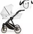 Kunert Ivento Premium 2in1 Kombikinderwagen mit Goldrahmen, weiß