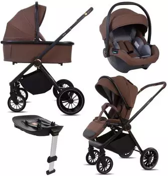 Babylux CASTOR 4in1 Kombikinderwagen-Set, faltbar, 0-22kg