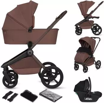 Lionelo Freya 3in1 Kombi-Kinderwagen braun (LO-FREYA 3IN1 BROWN CHOCOLATE)