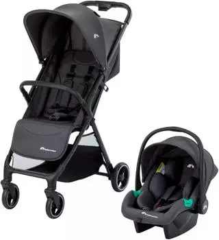 Bebeconfort Azur Duo Kinderwagen 2-in-1 mit Babyschale, Mineral Graphite (1981153210)