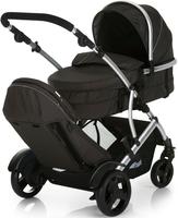 Hauck 500118, Hauck Geschwisterwagen Duett 2 - Black