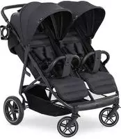 Hauck Geschwisterwagen "Uptown Duo, black" 30 kg mit schwenk- und feststellbaren