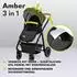 Lionelo Amber 3in1 grey graphite
