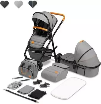 Lionelo Amber 2in1 grey stone
