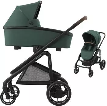 Maxi-Cosi Plaza + Essential 2in1 grün