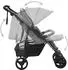 vidaXL Twin Stroller 10241 Grey