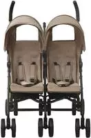 vidaXL Geschwisterwagen Taupe Stahl