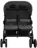 vidaXL Baby carriage for twins Dark grey