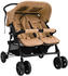 vidaXL Babytroller for twins in steel 10243