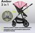 Lionelo Amber 3in1 Pink Rose