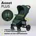 Lionelo Annet Tour green turquoise