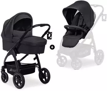 Hauck Saturn R Duoset melange black
