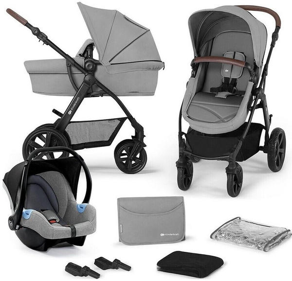 Kinderkraft Kinderwagen 3in1 MOOV CT grau