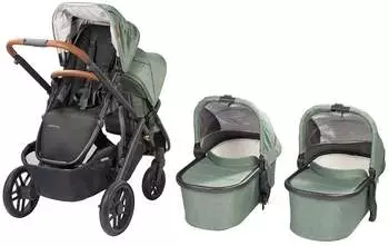 Uppababy Vista V2 Twin gr&uuml;n