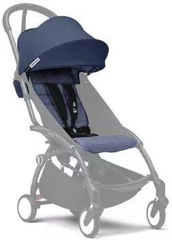 Stokke 6+ seat textile Yoyo 3 Air France Blue