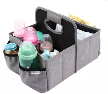 Olympia Baby Organizer BO 500 grau/schwarz, tragbar (14011)