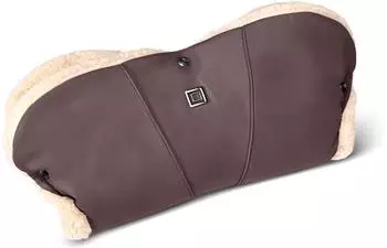 MOON Hand Muff Kinderwagen, dunkelbraun, Textil (68610050-966)