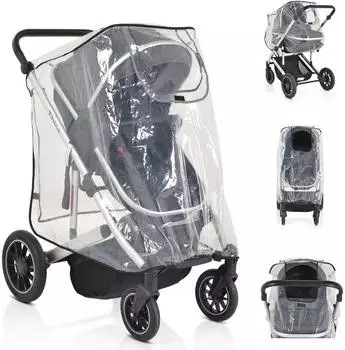 Moni Bimbro Kinderwagen-Regenschutz, universal, Einsitzer, transparent (100757)