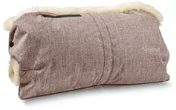 Fellhof Kinderwagen-Handwärmer Merino-Lammfell, beige melange (1151006)