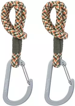 Lässig Stroller Hooks Cord, 2 Stk., olive/red/vanilla (1107009377)