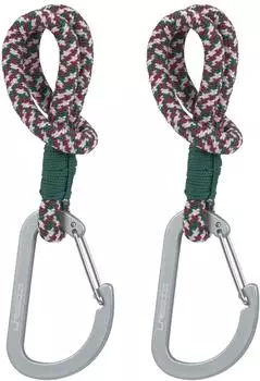 Lässig Stroller Hooks Cord 2er-Set grün/lavendel/dunkelrot (1107009368)