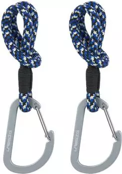 Lässig Stroller Hooks Cord schwarz/blau/vanille, 2 Stk. (1107009297)