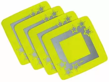 Reer LightReflex Reflektor-Set Kinder Klettverschluss, 4er-Set (53175)