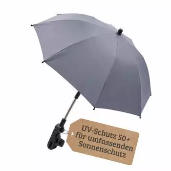 Fillikid Sonnenschirm Universal f&uuml;r Kinderwagen & Buggys, grau