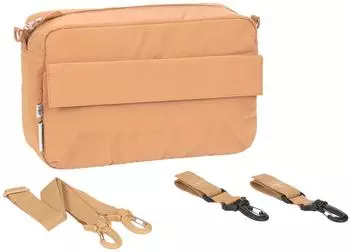 L&auml;ssig Casual Buggy Organizer Bag Wickeltasche, camel/terracotta, 32cm
