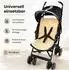 Hofbrucker Celin Lammfell-Sitzauflage für Kinderwagen & Buggy 70x35cm