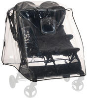 Hauck Kinderwagen-Regenschutzh&uuml;lle "Pushchair Raincover Duo" f&uuml;r Geschwisterwagen