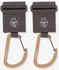 Lässig Kinderwagenhaken 2er Set Karabiner