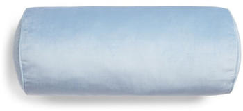 Essenza Dailah Nackenrolle aus Samt - Iceblue - Ø 22 x 50 cm