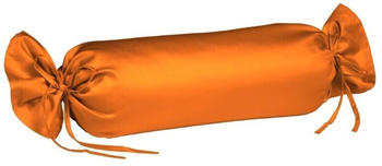 Fleuresse Colours Interlock Jersey Nackenrolle - orange - Ø 15 x 40 cm