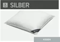 SPESSARTTRAUM Federkissen "Silber" F&uuml;llung: 30% Daunen, 70% Federn 1 Stk. tlg.