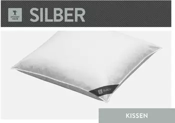 Spessarttraum Federkissen Silber, Füllung: 70% Federn, 30% Daunen 40x80 cm Spessarttraum Federkissen Silber, Füllung: 70% Federn, 30% Daunen 40x80 cm