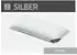 Spessarttraum Faserkissen Silber, Füllung: 100% Polyester 40x80 cm
