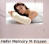 Hefel Memory M Nackenstützkissen Kissen 30 x 50 cm champagner
