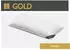 Spessarttraum Federkissen Gold, Füllung: 70% Federn, 30% Daunen 40x80 cm